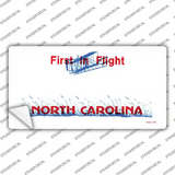 North Carolina State Blank Novelty Sticker Decal