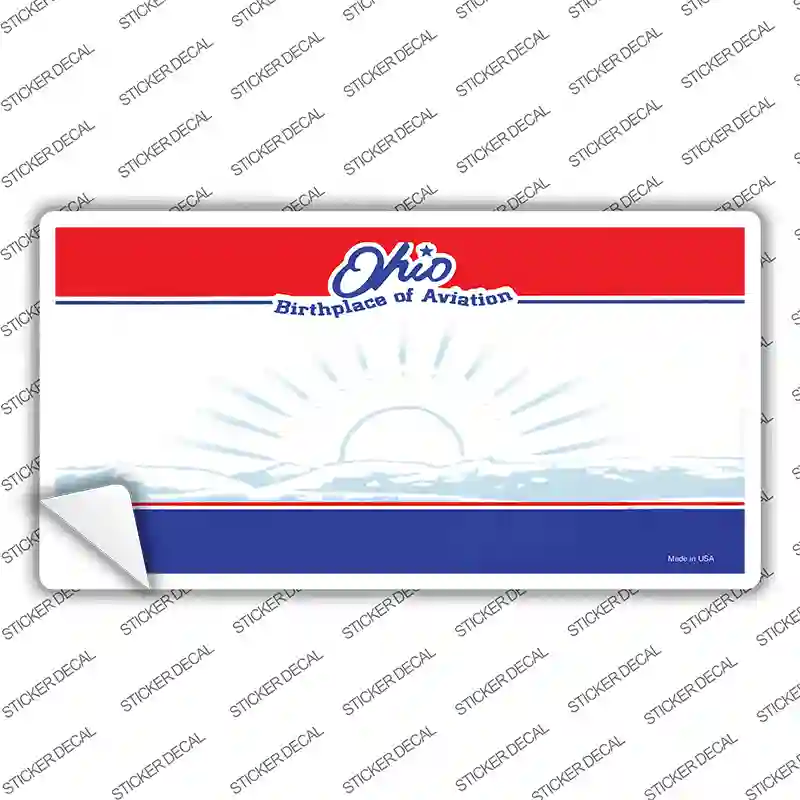 Ohio State Blank Novelty Sticker Decal