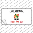 Oklahoma State Blank Novelty Sticker Decal
