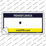 Pennsylvania State Blank Novelty Sticker Decal