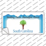 South Carolina State Blank Novelty Sticker Decal