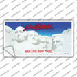 South Dakota State Blank Novelty Sticker Decal