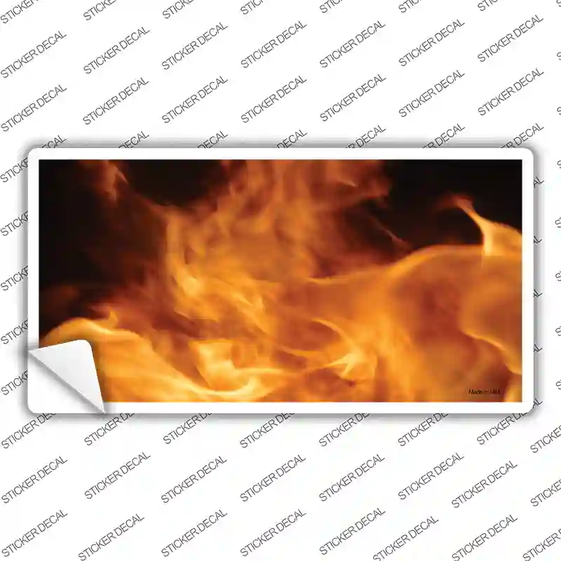True Flame Novelty Sticker Decal