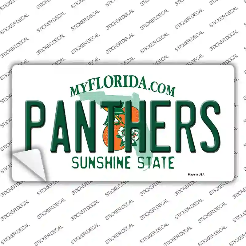 Panthers Florida State Novelty Sticker Decal
