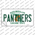 Panthers Florida State Novelty Sticker Decal