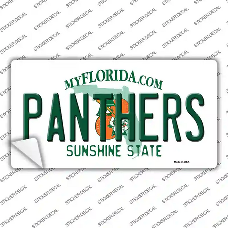 Panthers Florida State Novelty Sticker Decal