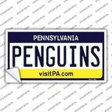 Penguins Pennsylvania State Novelty Sticker Decal