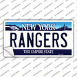 Rangers New York State Novelty Sticker Decal