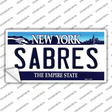 Sabres New York State Novelty Sticker Decal