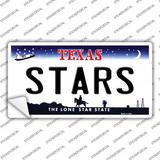 Stars Texas State Novelty Sticker Decal