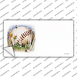Baseball Offset Novelty Sticker Decal
