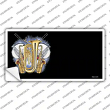 Band Musical Instruments Offset Novelty Sticker Decal