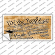 We The People Novelty Sticker Decal