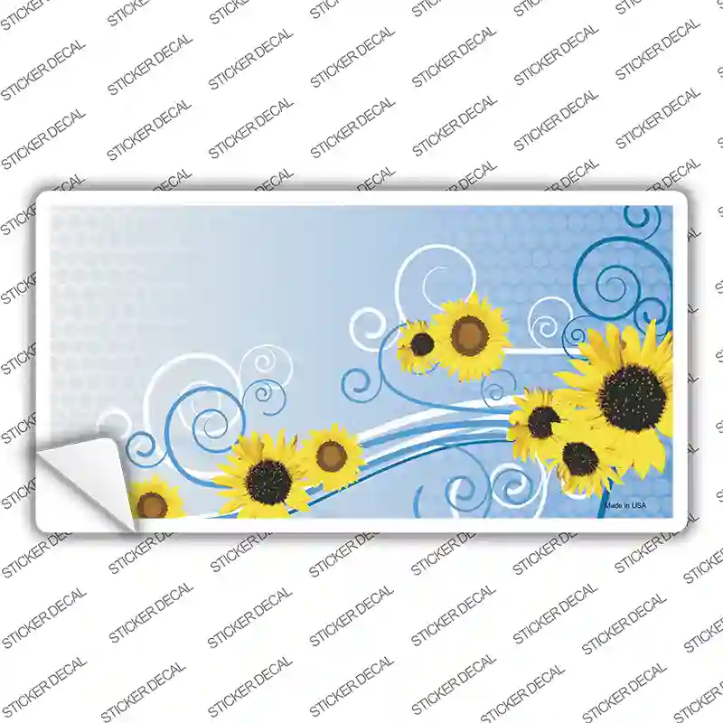Sunflowers Novelty Sticker Decal