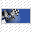 Racing Pistons Offset Novelty Sticker Decal