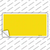 Yellow Solid Novelty Sticker Decal
