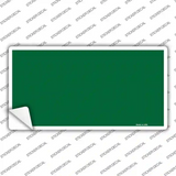 Green Solid Novelty Sticker Decal
