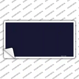 Navy Blue Solid Novelty Sticker Decal