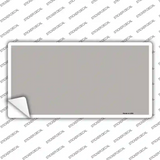Gray Solid Novelty Sticker Decal
