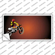 Dirt Bike Rider Offset Novelty Sticker Decal