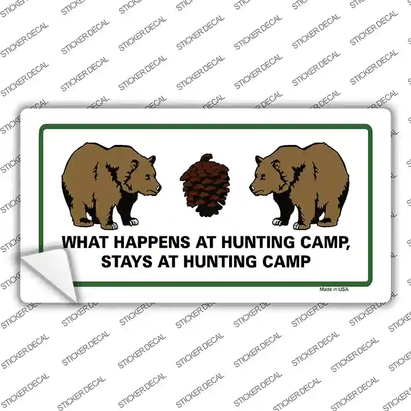 What Happens At Camp Novelty Sticker Decal