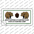 What Happens At Camp Novelty Sticker Decal