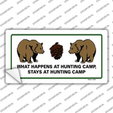 What Happens At Camp Novelty Sticker Decal