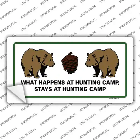What Happens At Camp Novelty Sticker Decal