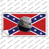 Confederate Army Cap Novelty Sticker Decal