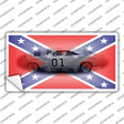 Confederate Flag Charger Novelty Sticker Decal