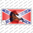 Confederate Flag Stallion Horse Novelty Sticker Decal