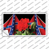 Rebel Rose Novelty Sticker Decal