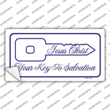 Your Key To Salvation Novelty Sticker Decal