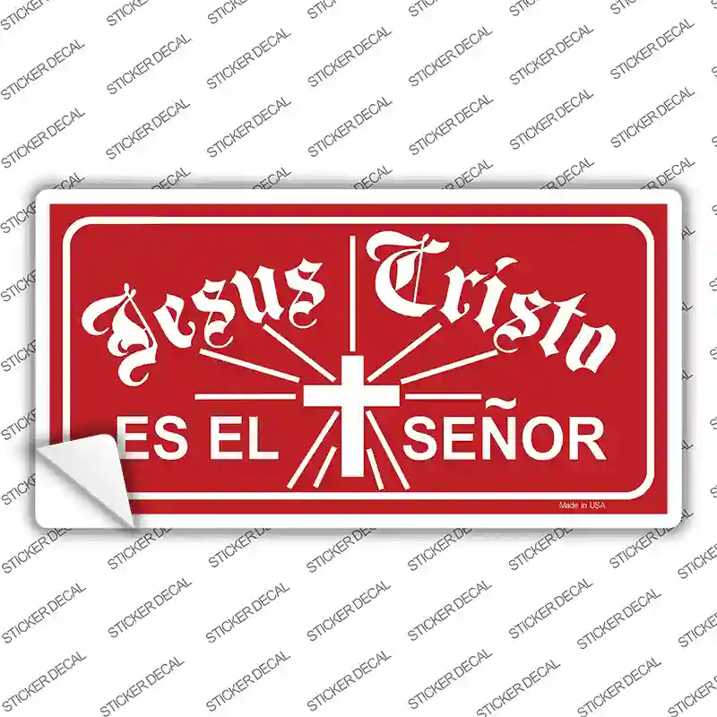 Jesus Cristo Vanity Novelty Sticker Decal