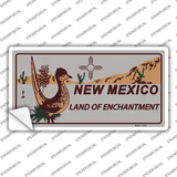 Roadrunner Gray New Mexico Novelty Sticker Decal