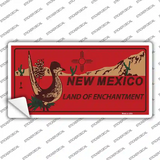 Roadrunner Red New Mexico Novelty Sticker Decal