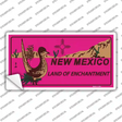 Roadrunner Pink New Mexico Novelty Sticker Decal