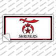 Shriners Logo Novelty Sticker Decal