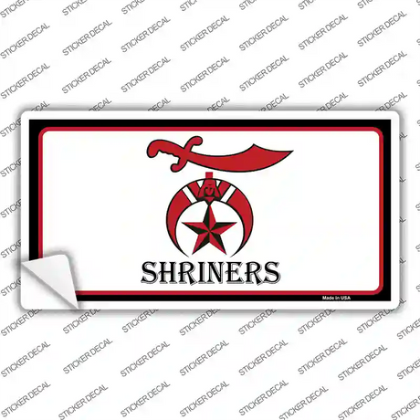 Shriners Logo Novelty Sticker Decal