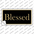 Blessed Gold Novelty Sticker Decal