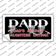 Dads Against Daughters Dating Novelty Sticker Decal