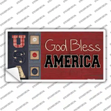 God Bless America Quilt Novelty Sticker Decal