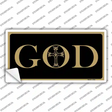 God Novelty Sticker Decal
