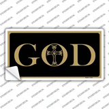 God Novelty Sticker Decal