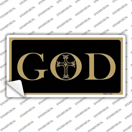 God Novelty Sticker Decal