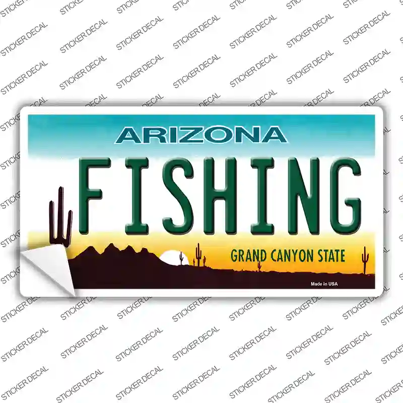 Fishing Arizona Novelty Sticker Decal