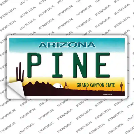 Pine Arizona Novelty Sticker Decal