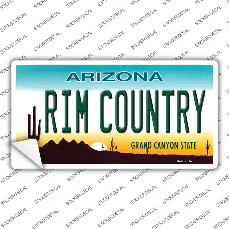 Rim Country Arizona Novelty Sticker Decal