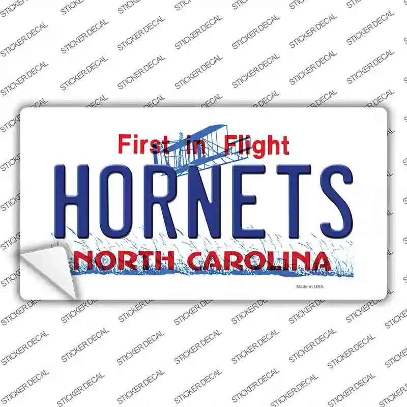 Hornets North Carolina State Novelty Sticker Decal