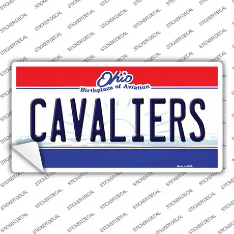 Cavaliers Ohio State Novelty Sticker Decal